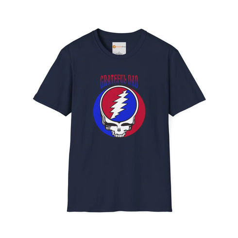 Grateful Dead - Grateful Dad Stealie Grateful Dead T-Shirt - StealieShop