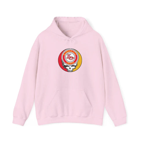 Grateful Dead - Kansas City Chiefs Grateful Dead Hooded SweaT-Shirt - StealieShop