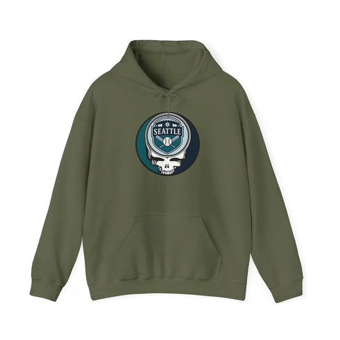 Grateful Dead - Seattle Mariners Grateful Dead Unisex Heavy Blend Hoodie - StealieShop