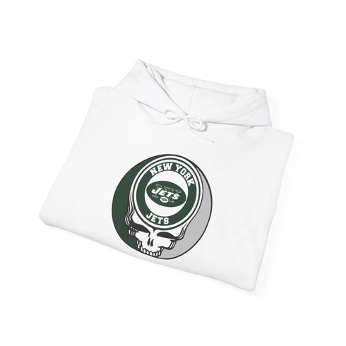 New York Jets Logo Stealie Grateful Dead Hoodie