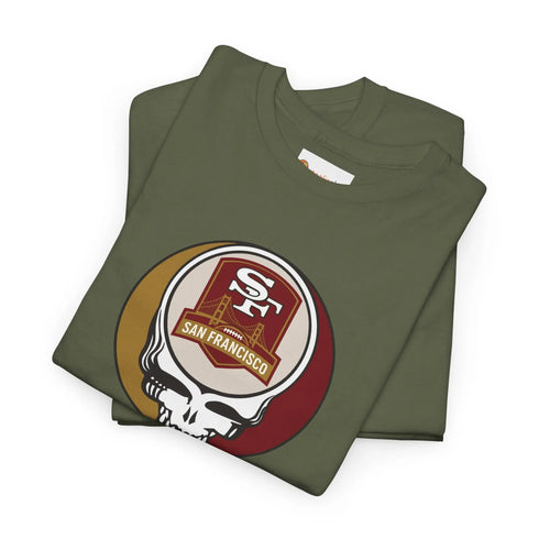 Grateful Dead - San Francisco 49ers Grateful Dead Steal Your Face T-Shirt - NFL - StealieShop