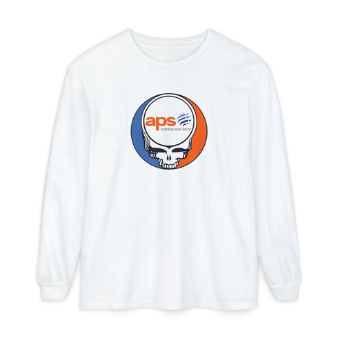 Custom APS Stealie Garment-Dyed Long Sleeve T-Shirt