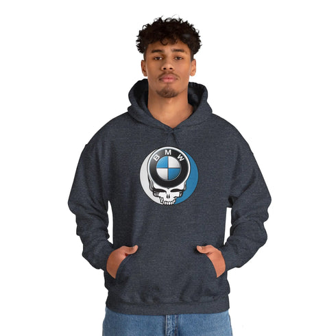 BMW Steal Your Face Grateful Dead Unisex Hoodie - StealieShop