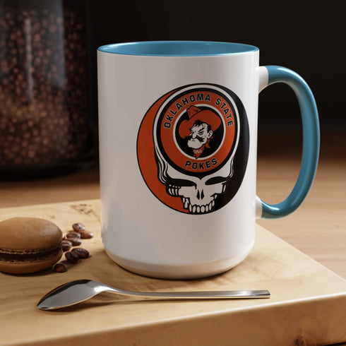 Oklahoma State University Grateful Dead Stealie Coffee Mug (11oz or 15oz) - StealieShop
