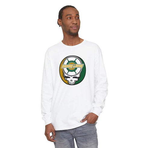 Grateful Dead - Oswego Swim and Dive Team Garment-Dyed Long Sleeve T-Shirt - StealieShop