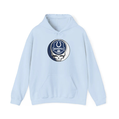Grateful Dead - The Gridiron Collection: Indianapolis Edition Stealie Grateful Dead Hooded Sweatshirt - StealieShop