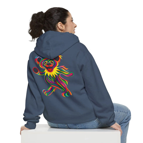 Grateful Dead - Tie-Dye Bear Vineyard Collection Two-Sided Unisex Garment-Dyed Hoodie - StealieShop