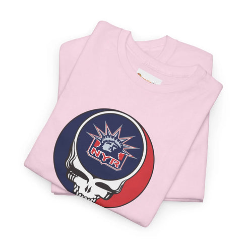 Grateful Dead - New York Rangers Grateful Dead Steal Your Face T-Shirt - NHL - StealieShop