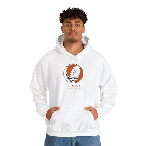 University of Texas Grateful Dead Unisex Heavy Blend Hoodie - Hooded Sweatshirt - UT Austin - StealieShop