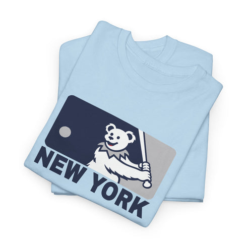 New York Yankees Dancing Bear MLB Logo Unisex Grateful Dead T-Shirt