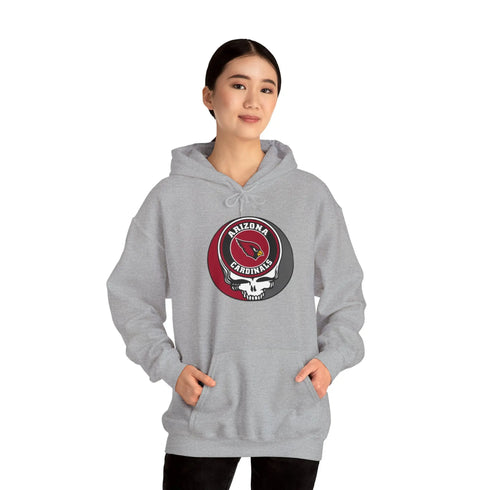 Arizona Cardinals Grateful Dead Unisex Hoodie StealieShop