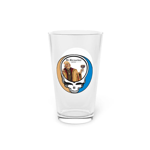 St. Bernardus Brewery Grateful Dead Stealie Pint Glass, 16oz - StealieShop