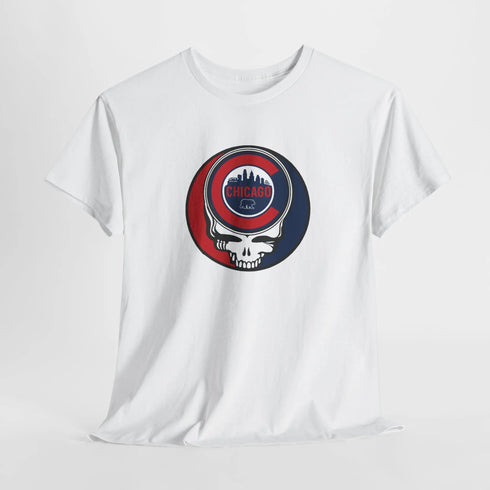 Grateful Dead - Chicago Cubs Grateful Dead Steal Your Face T-Shirt - MLB - StealieShop