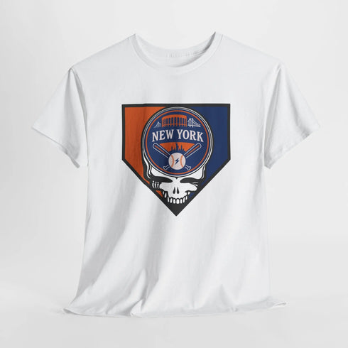 Grateful Dead - Home Run Collection: New York Edition Classic Stealie T-Shirt - MLB - StealieShop