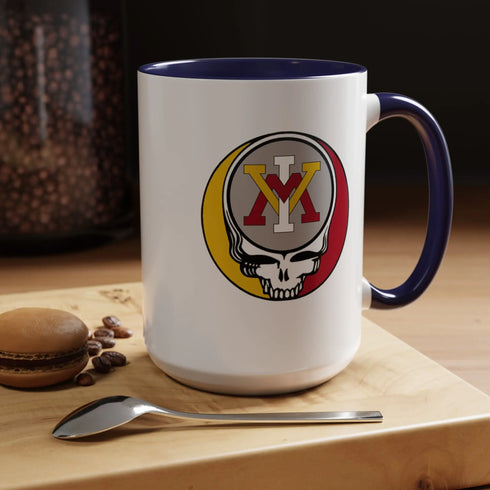 Virginia Military Institute Grateful Dead Stealie Coffee Mug (11oz or 15oz) - StealieShop