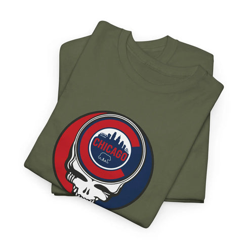 Grateful Dead - Chicago Cubs Grateful Dead Steal Your Face T-Shirt - MLB - StealieShop