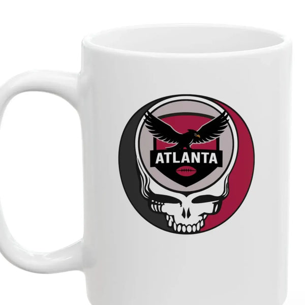 Grateful Dead - The Gridiron Collection: Atlanta Edition Stealie Ceramic Mug - NFL - StealieShop