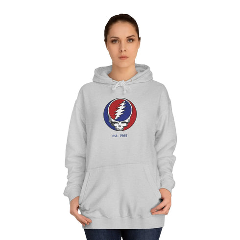 Grateful Dead - Grateful Dead Stealie - Est. 1965 Unisex College Hoodie - StealieShop