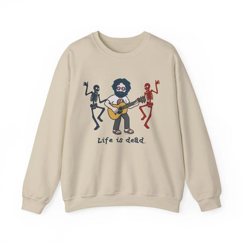 Grateful Dead - Jarry's Jammin' | Life is dead. Crewneck Sweatshirt - StealieShop