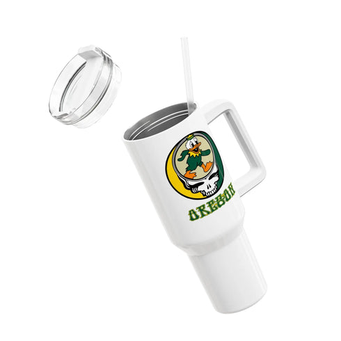 Grateful Dead - Oregon Stealie "Fat Man" Tumbler, Double Insulated 40oz Travel Mug - StealieShop
