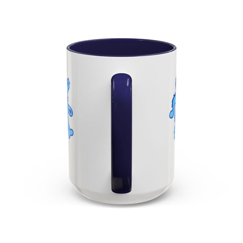 Grateful Dead - Blue Dancing Bear Stealie Coffee Mug - StealieShop