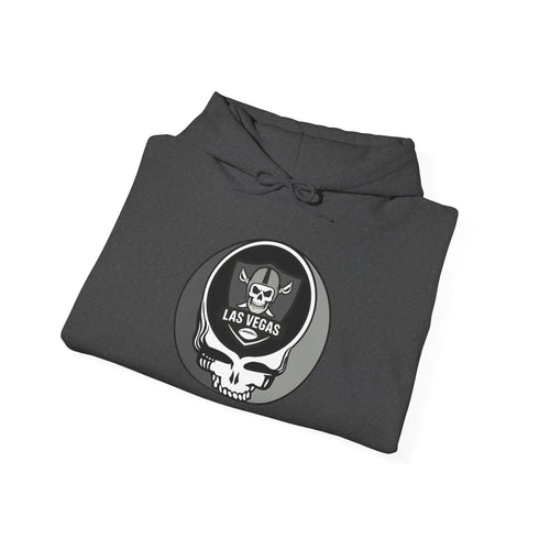 Grateful Dead - Las Vegas Raiders Stealie Grateful Dead Hooded Sweatshirt - NFL - StealieShop