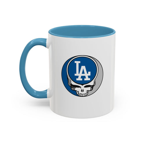 Grateful Dead - The Ballpark Collection: Los Angeles Baseball Edition Grateful Dead Stealie Coffee Mug - StealieShop