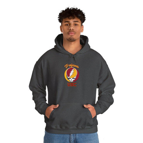 USC Grateful Dead Unisex Heavy Blend Hoodie - University of Southern California Trojans - StealieShop
