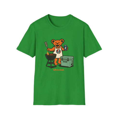 Grateful Dead - Grillin' Bear - Life is dead. Grateful Dead TShirt - StealieShop