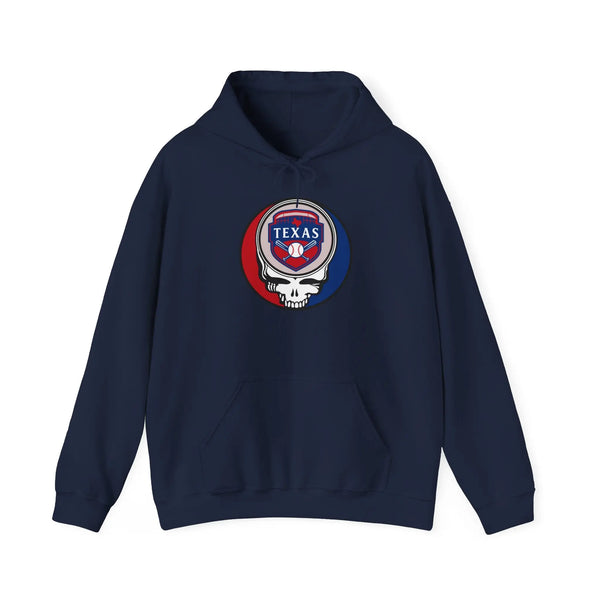 Grateful Dead - Texas Rangers Grateful Dead Unisex Heavy Blend Hoodie - MLB - StealieShop