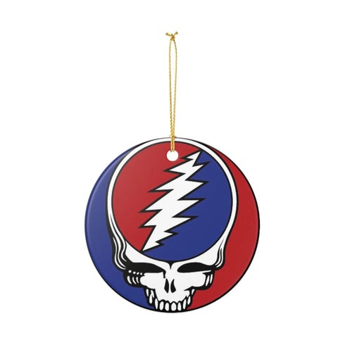 Grateful Dead - Classic Stealie Ceramic Ornament - StealieShop