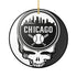Grateful Dead - Chicago Baseball Baseball Stealie Christmas Ornament - StealieShop