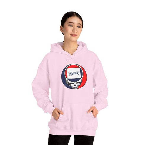 Wyoming Map Stealie Grateful Dead Hoodie