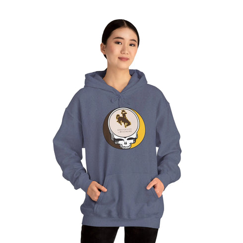 University of Wyoming Grateful Dead Unisex Heavy Blend Hoodie StealieShop