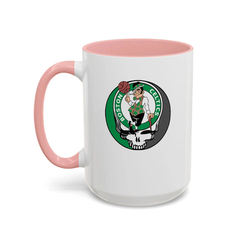 Boston Celtics Grateful Dead Stealie Coffee Mug StealieShop