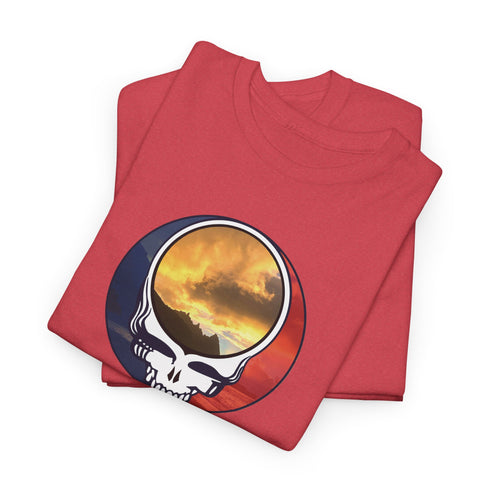 Custom Stealie Unisex Grateful Dead T-Shirt (65-1)