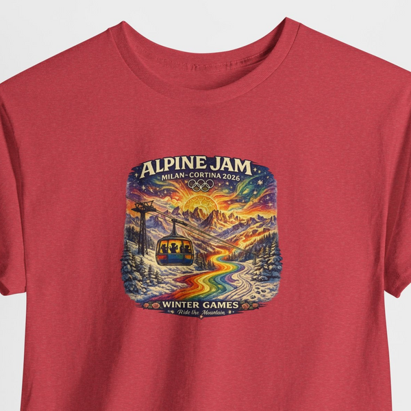 Alpine Jam' Milan Cortina 2026 Olympics Grateful Dead T-Shirt