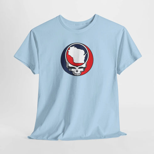 Wisconsin Map Stealie Grateful Dead T-Shirt