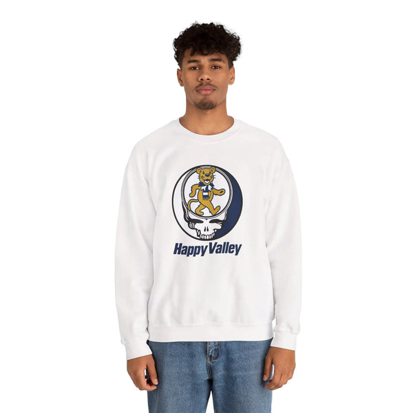 Grateful Dead - Happy Valley Dancing Lion Stealie Crewneck Sweatshirt - StealieShop