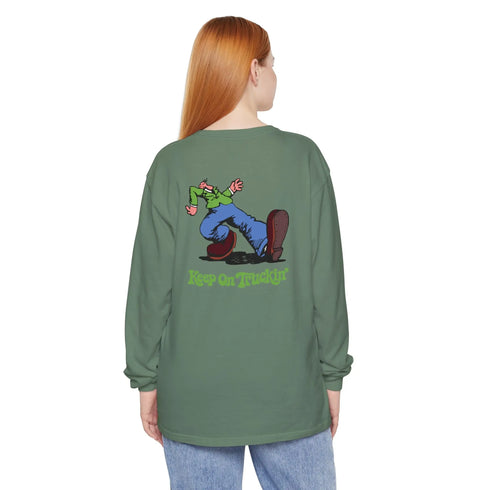 Grateful Dead - The Do-Dah Man Vineyard Collection Garment-Dyed Long Sleeve T-Shirt - StealieShop