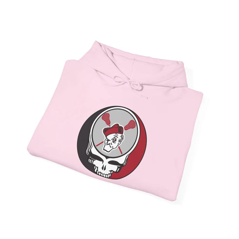 Grateful Dead - Ohio Wesleyan Lacrosse Stealie Two-Sided Unisex Heavy Blend Hoodie - StealieShop