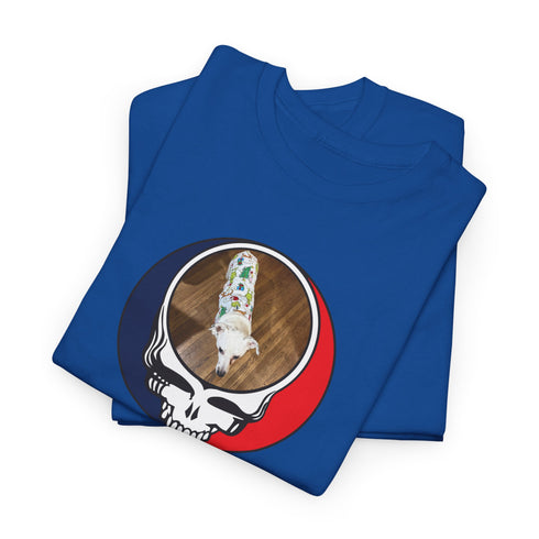 Custom Dog Stealie Unisex Grateful Dead T-Shirt (118)