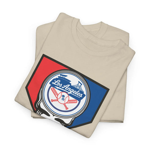 Grateful Dead - Home Run Collection: Los Angeles Edition Grateful Dead Steal Your Face T-Shirt - MLB - StealieShop
