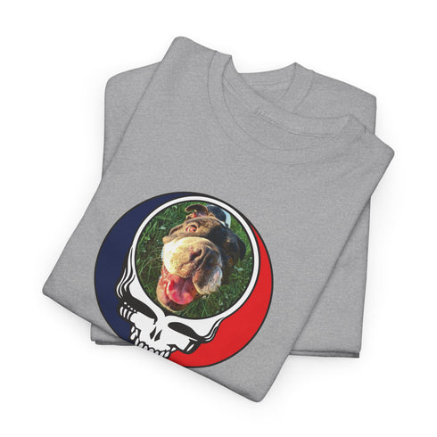 Custom Dog Stealie Unisex Grateful Dead T-Shirt (96)