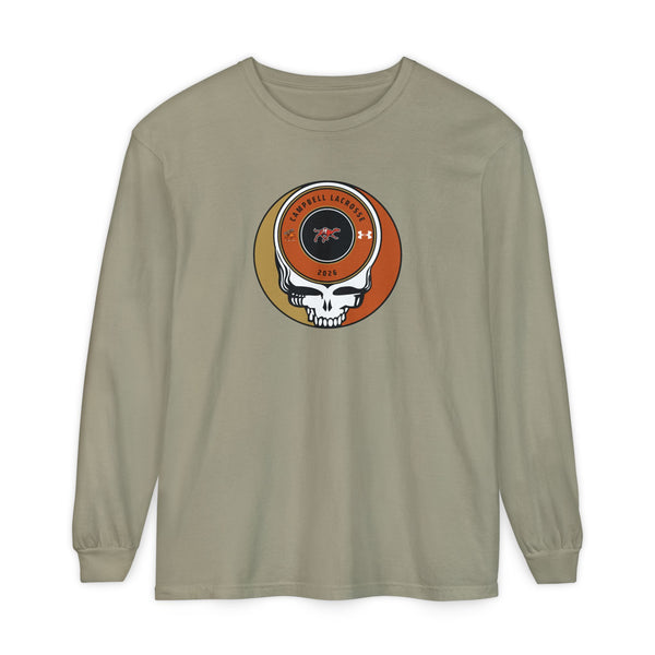 Campbell Lacrosse Garment-Dyed Long Sleeve T-Shirt