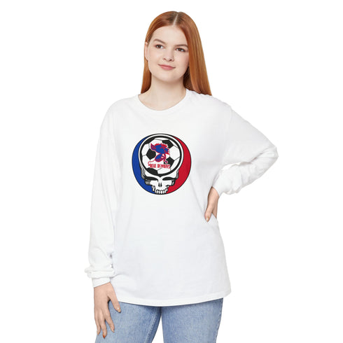 DePaul Billy Blue Garment-Dyed Long Sleeve T-Shirt