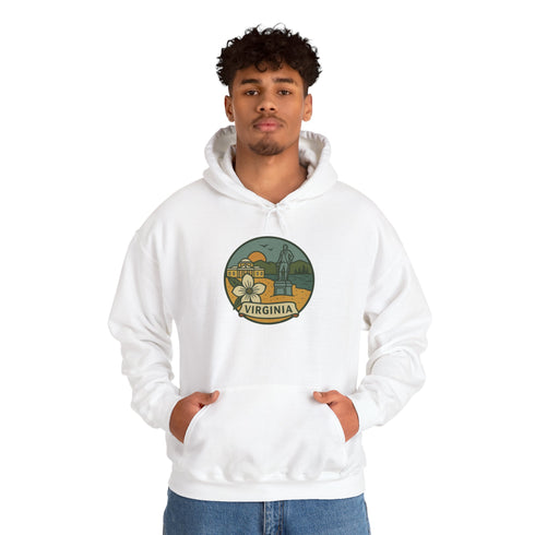 Virginia State Stealie Unisex Heavy Blend Hoodie