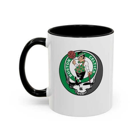 Boston Celtics Grateful Dead Stealie Coffee Mug StealieShop