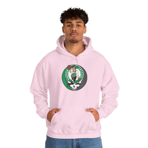 Boston Celtics Grateful Dead Steal Your Face Unisex Hoodie StealieShop