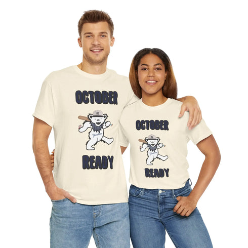 Yankees Playoffs - October Ready Grateful Dead Tshirt - MLB - StealieShop